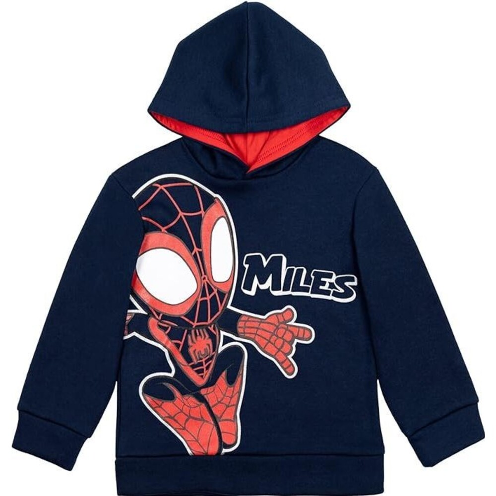 Marvel Spidey and His Amazing Friends Miles Morales Hoodie Toddler Size 7-8 New